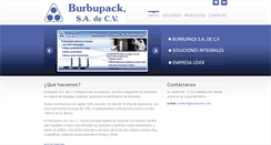 Desktop Screenshot of burbupack.com.mx